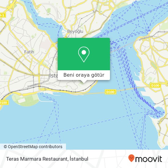 Teras Marmara Restaurant harita