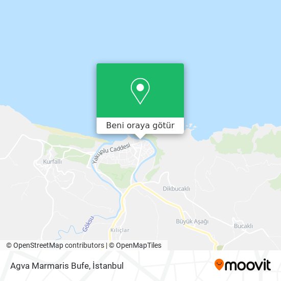 Agva Marmaris Bufe harita