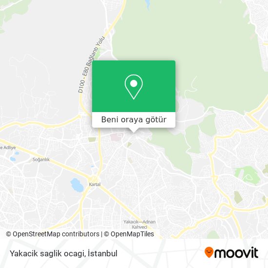 Yakacik saglik ocagi harita
