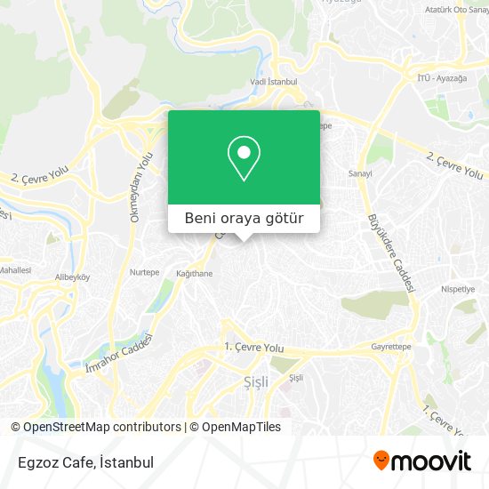 Egzoz Cafe harita