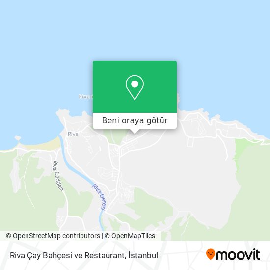 Riva Çay Bahçesi ve Restaurant harita