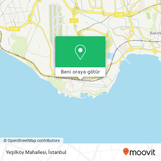 Yeşilköy Mahallesi harita