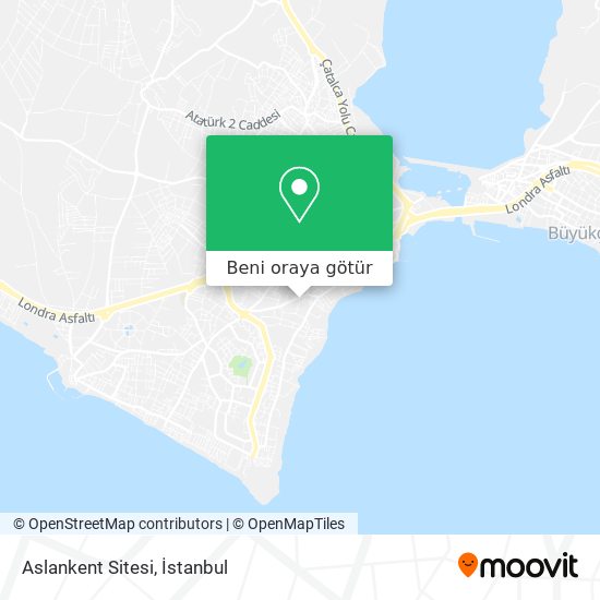 Aslankent Sitesi harita