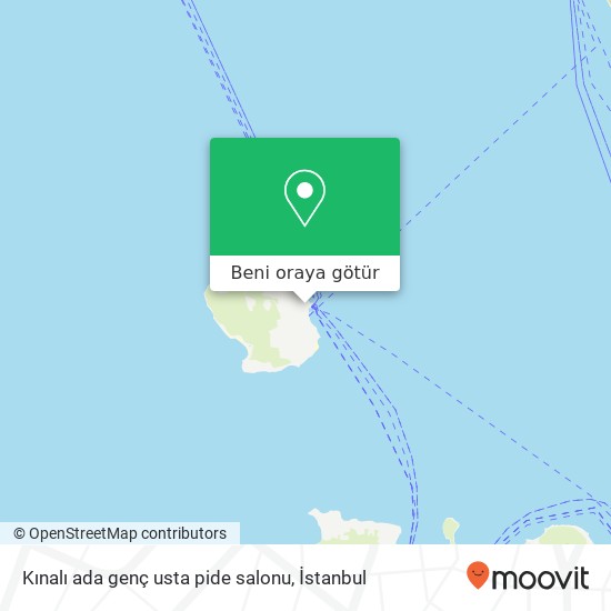 Kınalı ada genç usta pide salonu harita