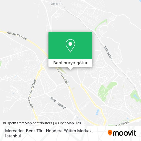 Mercedes-Benz Türk Hoşdere Eğitim Merkezi harita