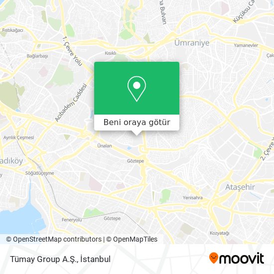 Tümay Group A.Ş. harita