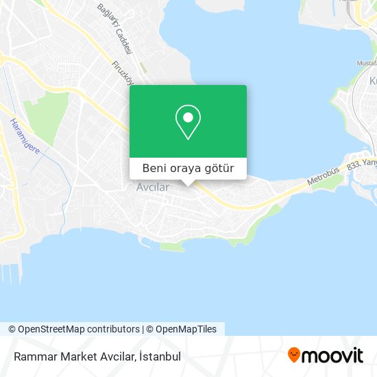 Rammar Market Avcilar harita
