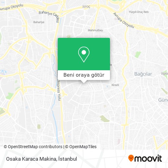 Osaka Karaca Makina harita