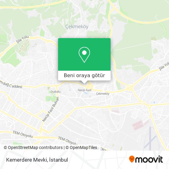 Kemerdere Mevki harita