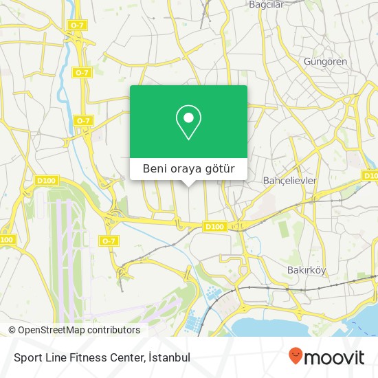 Sport Line Fitness Center harita