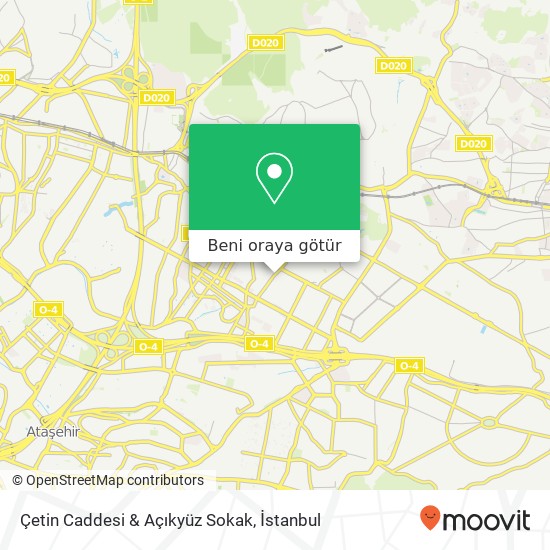 Çetin Caddesi & Açıkyüz Sokak harita