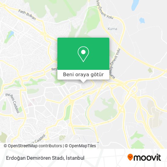 Erdoğan Demirören Stadı harita