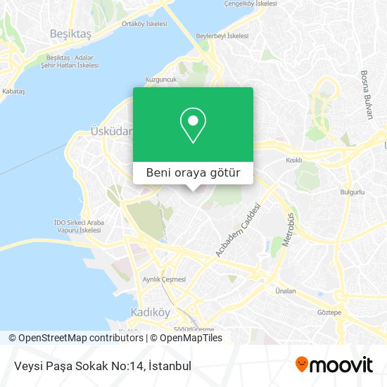 Veysi Paşa Sokak No:14 harita