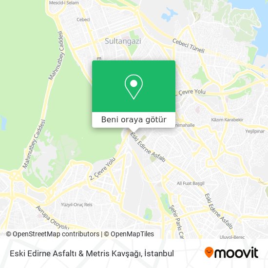Eski Edirne Asfaltı & Metris Kavşağı harita