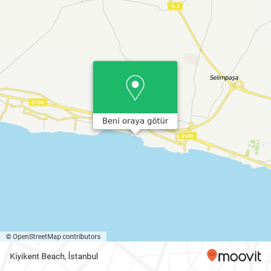 Kiyikent Beach harita