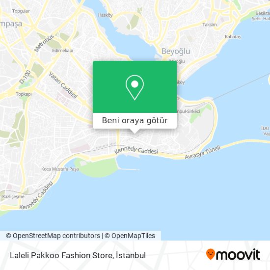 Laleli Pakkoo Fashion Store harita