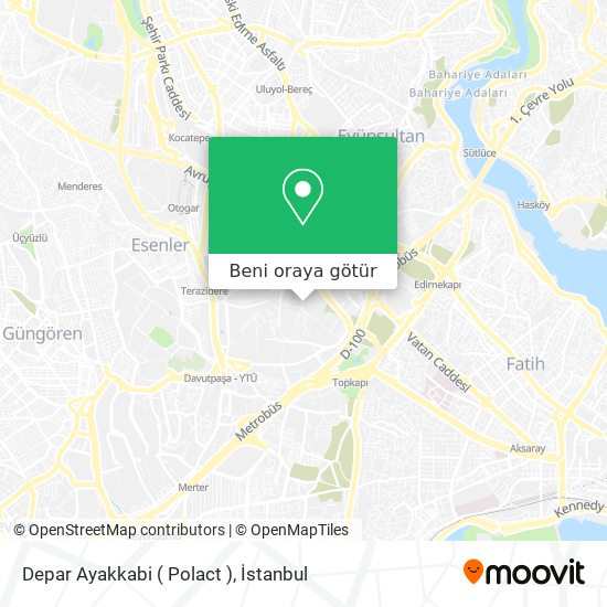 Depar Ayakkabi ( Polact ) harita