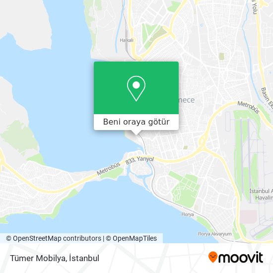 Tümer Mobilya harita