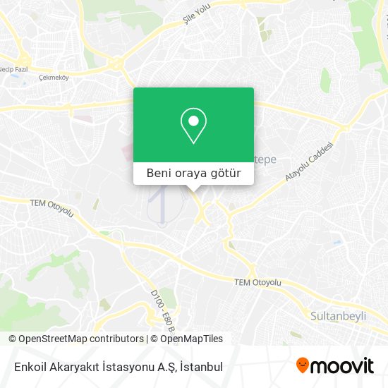 Enkoil Akaryakıt İstasyonu A.Ş harita