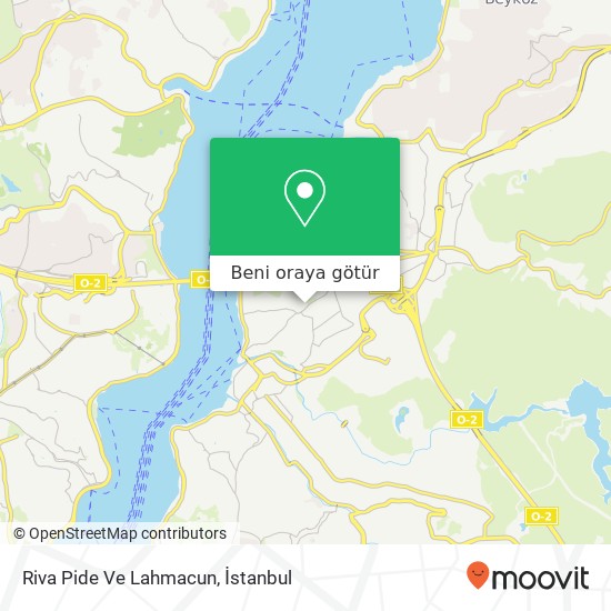 Riva Pide Ve Lahmacun harita