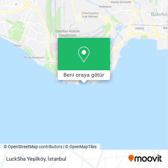 LuckSha Yeşilköy harita