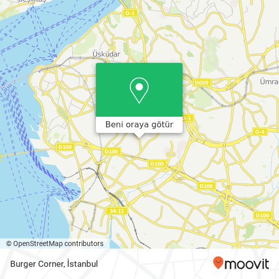 Burger Corner harita