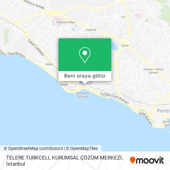 TELERE TURKCELL KURUMSAL ÇÖZÜM MERKEZİ harita