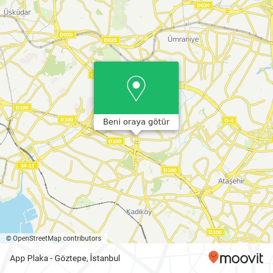 App Plaka - Göztepe harita