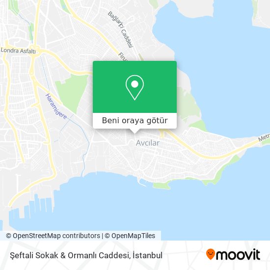 Şeftali Sokak & Ormanlı Caddesi harita