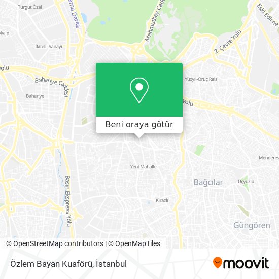 Özlem Bayan Kuaförü harita