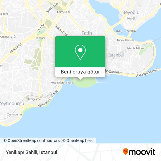 Yenikapı Sahili harita