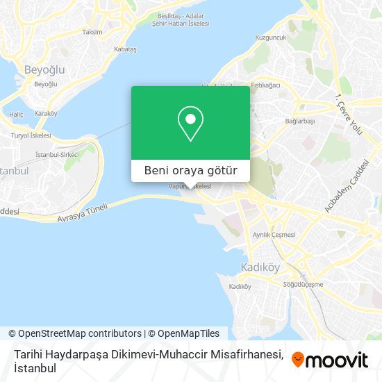 Tarihi Haydarpaşa Dikimevi-Muhaccir Misafirhanesi harita