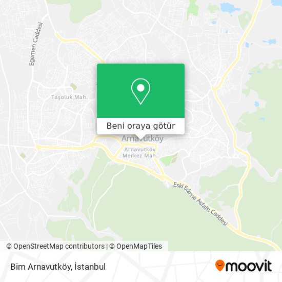 Bim Arnavutköy harita