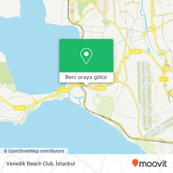 Venedik Beach Club harita