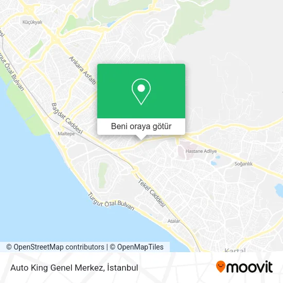 Auto King Genel Merkez harita