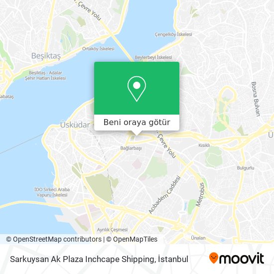 Sarkuysan Ak Plaza Inchcape Shipping harita