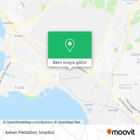 Askeri Pentatlon harita