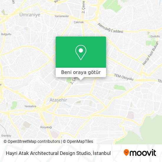 Hayri Atak Architectural Design Studio harita
