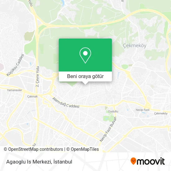 Agaoglu Is Merkezi harita
