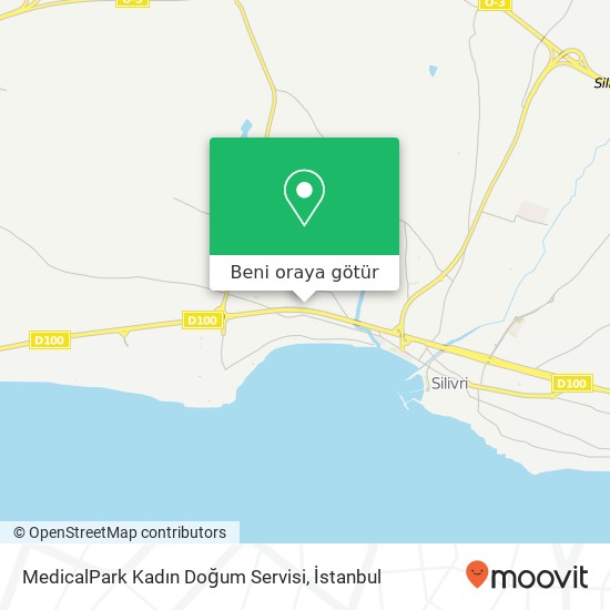 MedicalPark Kadın Doğum Servisi harita