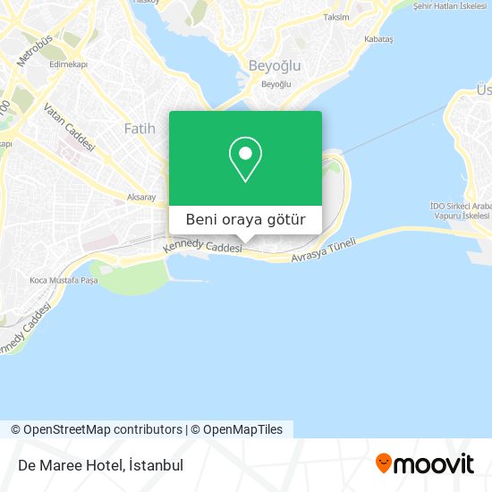 De Maree Hotel harita