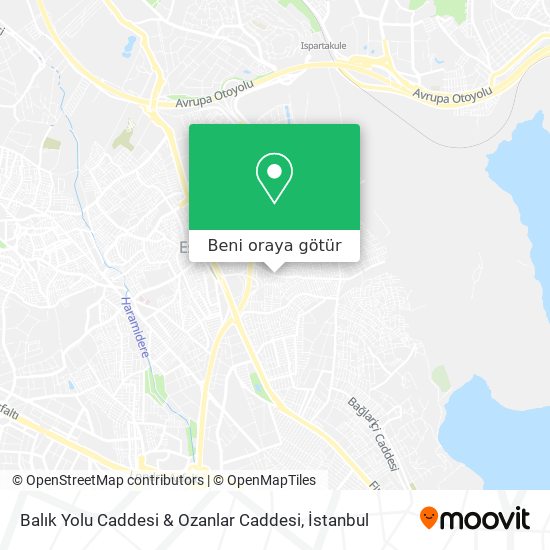 Balık Yolu Caddesi & Ozanlar Caddesi harita