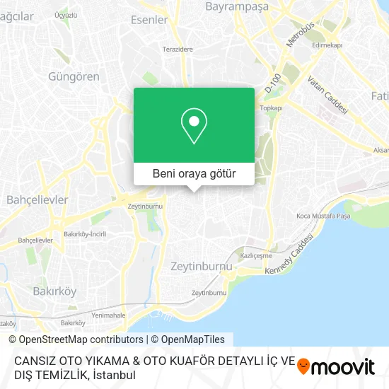 CANSIZ OTO YIKAMA & OTO KUAFÖR DETAYLI İÇ VE DIŞ TEMİZLİK harita