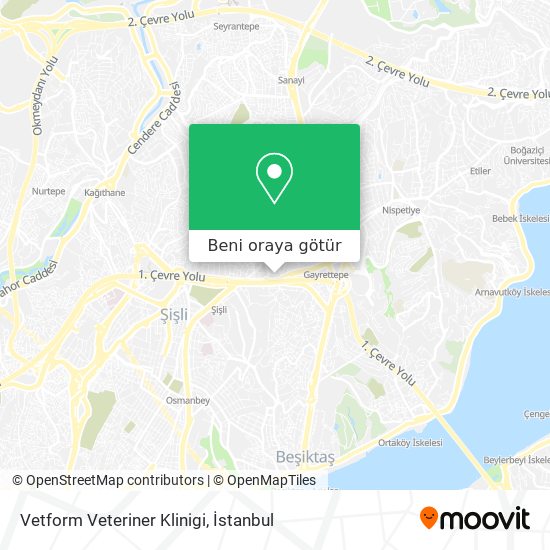 Vetform Veteriner Klinigi harita
