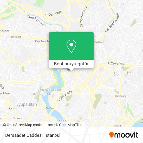 Dersaadet Caddesi harita
