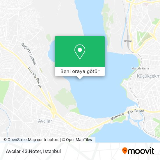 Avcılar 43.Noter harita
