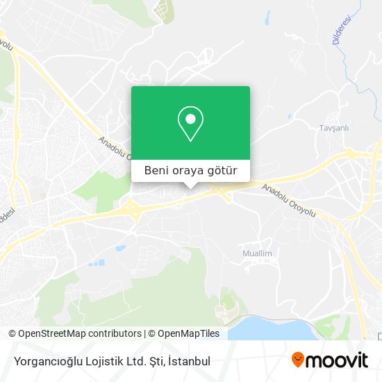 Yorgancıoğlu Lojistik Ltd. Şti harita