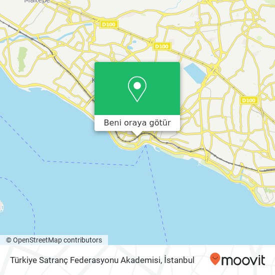 Türkiye Satranç Federasyonu Akademisi harita