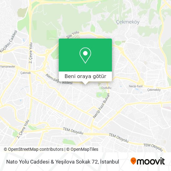 Nato Yolu Caddesi & Yeşilova Sokak 72 harita