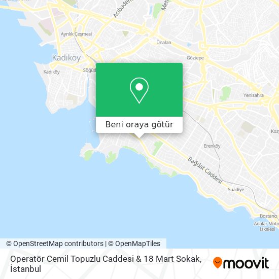 Operatör Cemil Topuzlu Caddesi & 18 Mart Sokak harita